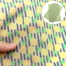Load image into Gallery viewer, stripe fruit food yellow series printed fabric
