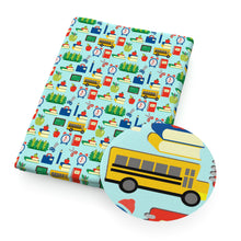 Load image into Gallery viewer, back to school printed fabric
