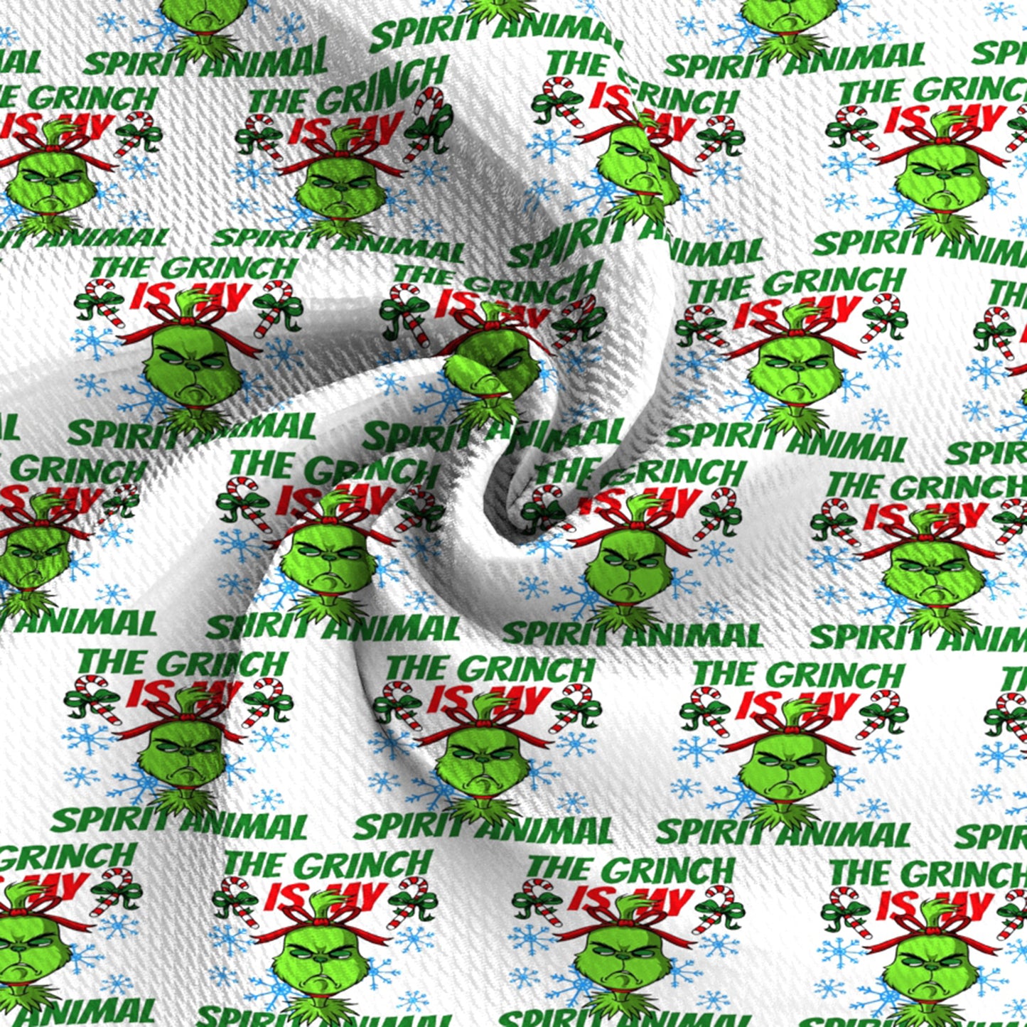 christmas day snowflake snow crutch printed fabric