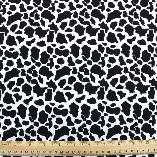 cow pattern printed fabric