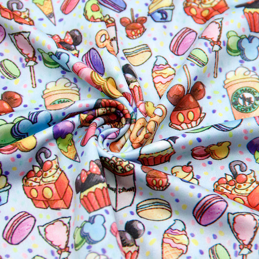 food printed fabric