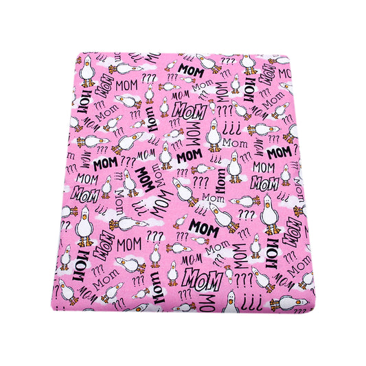 mother printed fabric