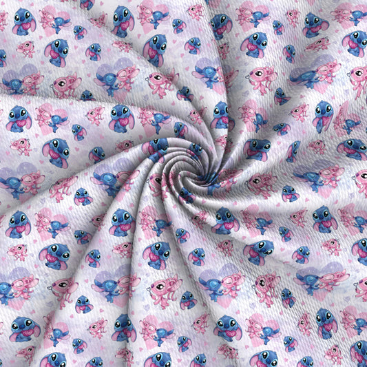 valentines day heart love printed fabric