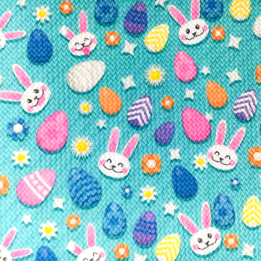 rabbit bunny easter bunny printed fabric