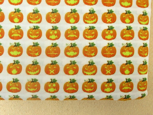 pumpkin halloween fabric