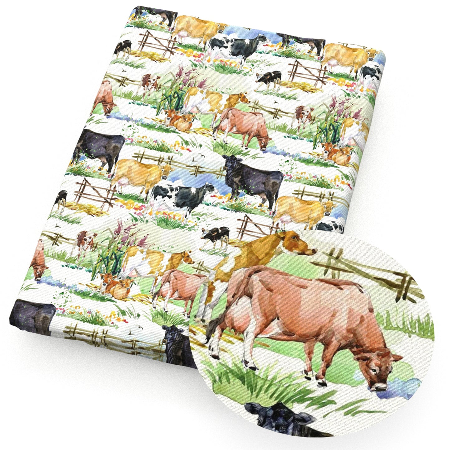 cow grass fabric