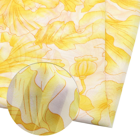 1Pc flower Chiffon Fabric - 58.27x19.68inch(148x50cm) Pre-cut Fabric,Perfect for DIY Sewing,Bags,Party Decor, Tablecloths, Gift Wrapping,Cushions & Furniture Covers