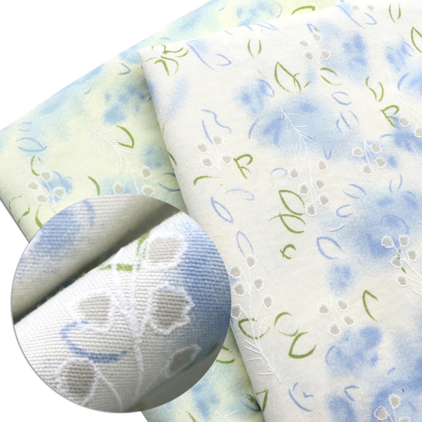 1Pc 59x19.68inch(150x50cm) leaves Tie Dye 100% Polyester Material fabric, Pre-Cut for DIY Sofa Covers & Handmade Projects