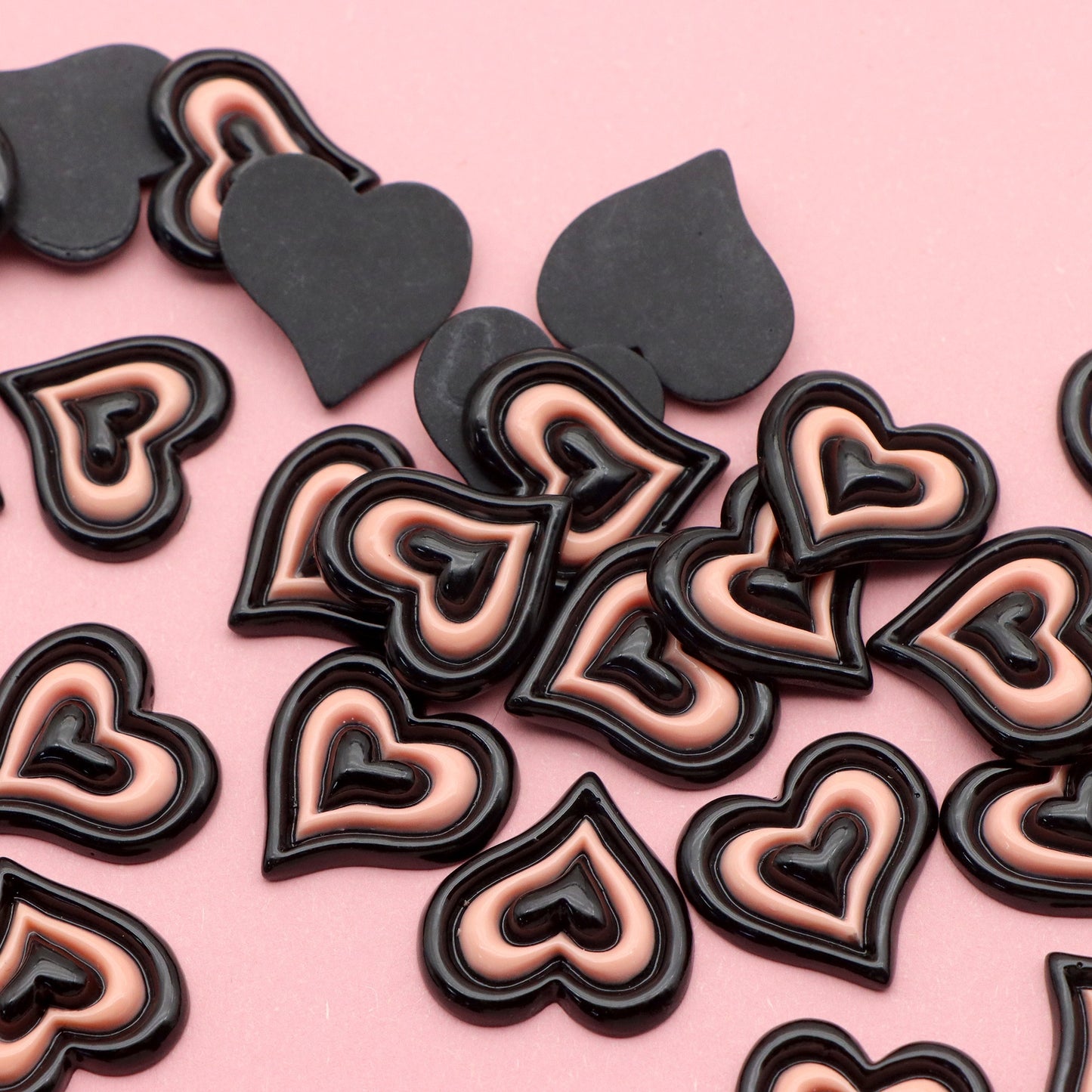 5Pcs Festive Love Heart Acrylic Charms,3D Flatback Resin Cabochons for DIY Jewelry, Earrings, Bracelets, Keychains, Festive Decor, Homemade Gifts, Phone Cases, Water Bottles, Hair Accessories