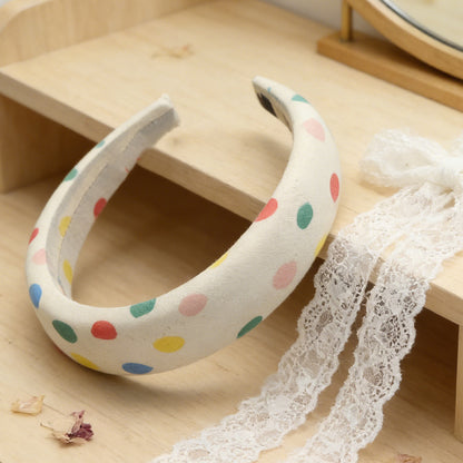 Rainbow Dots Headband