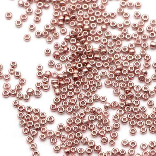 20g/0.7oz 2mm Metallic Color Miyuki Seed Beads Solid Color Loose Spacer Beads with Hole for Jewelry Making DIY Bracelet Necklace Chain Earrings Charm Bangle Decors Craft Accessories