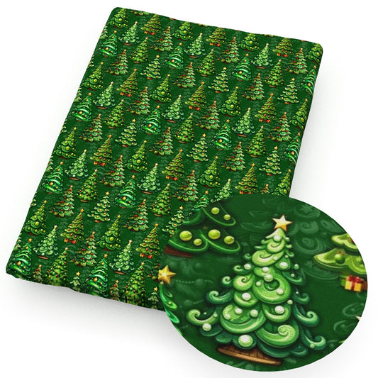 christmas day christmas tree fabric