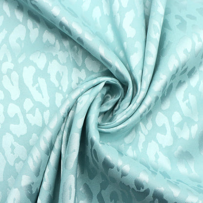 1pc ,19.69x59.06inch(50x150cm)  ,small leopard print dark satin face jacquard fabric ,for Party Decorations, and Craft Projects, Hair Ties, DIY Quilting & Sewing, Patchwork, Backdrop Fabric | bow Pattern