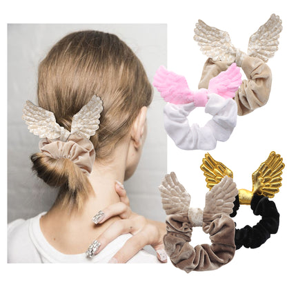 5pcs Wings Padded Patch for Diy Hair scrunchies accessories