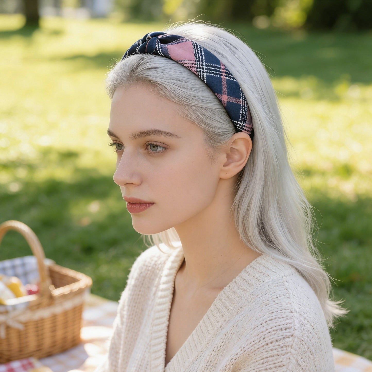 plaid Headband