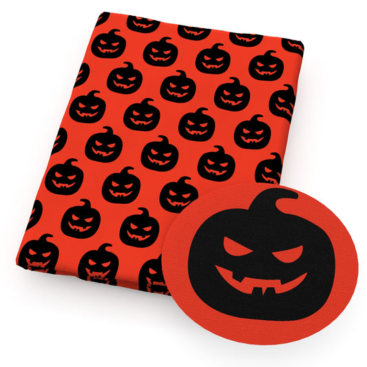 halloween pumpkin fabric