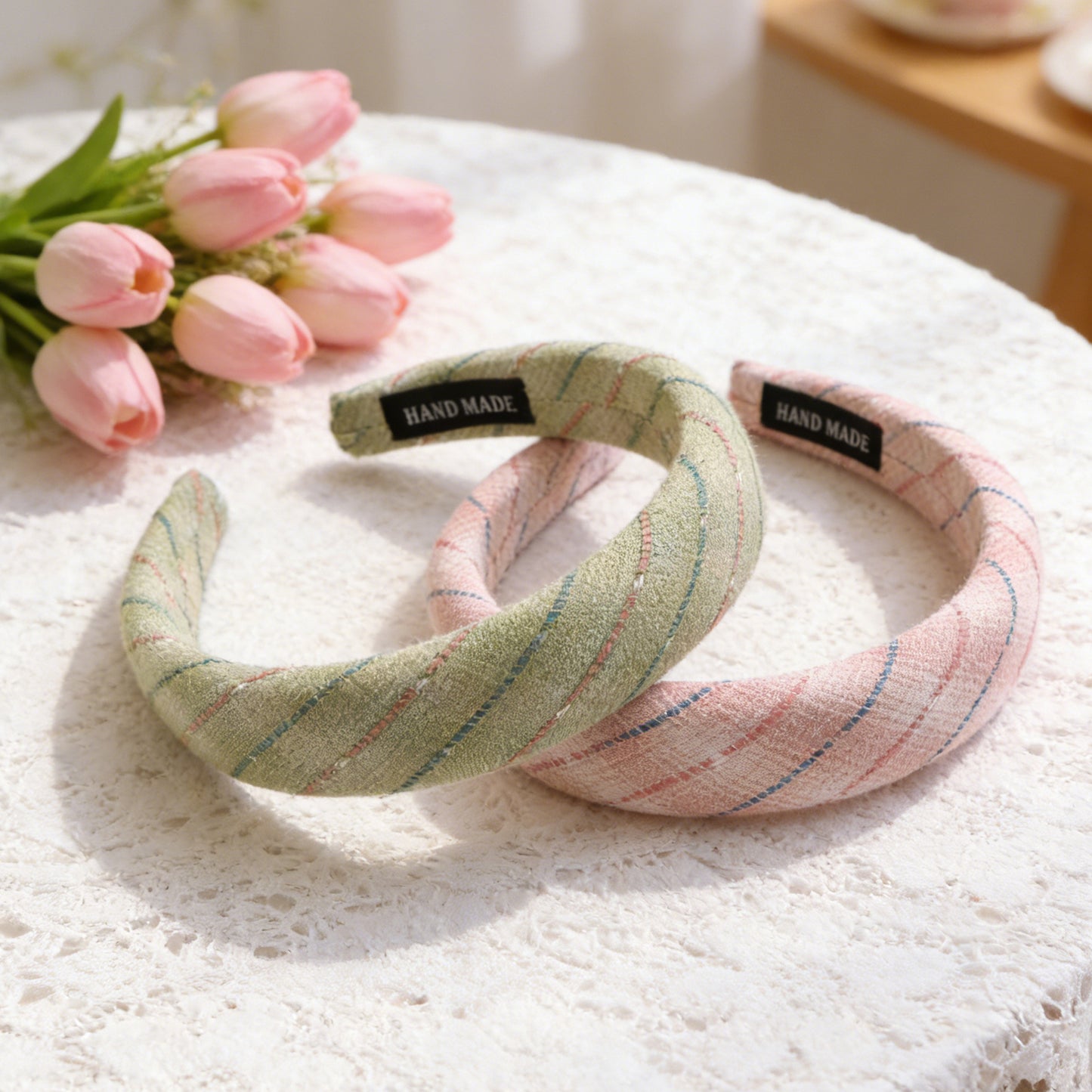 Stripe Versatile Wide Padded Headband