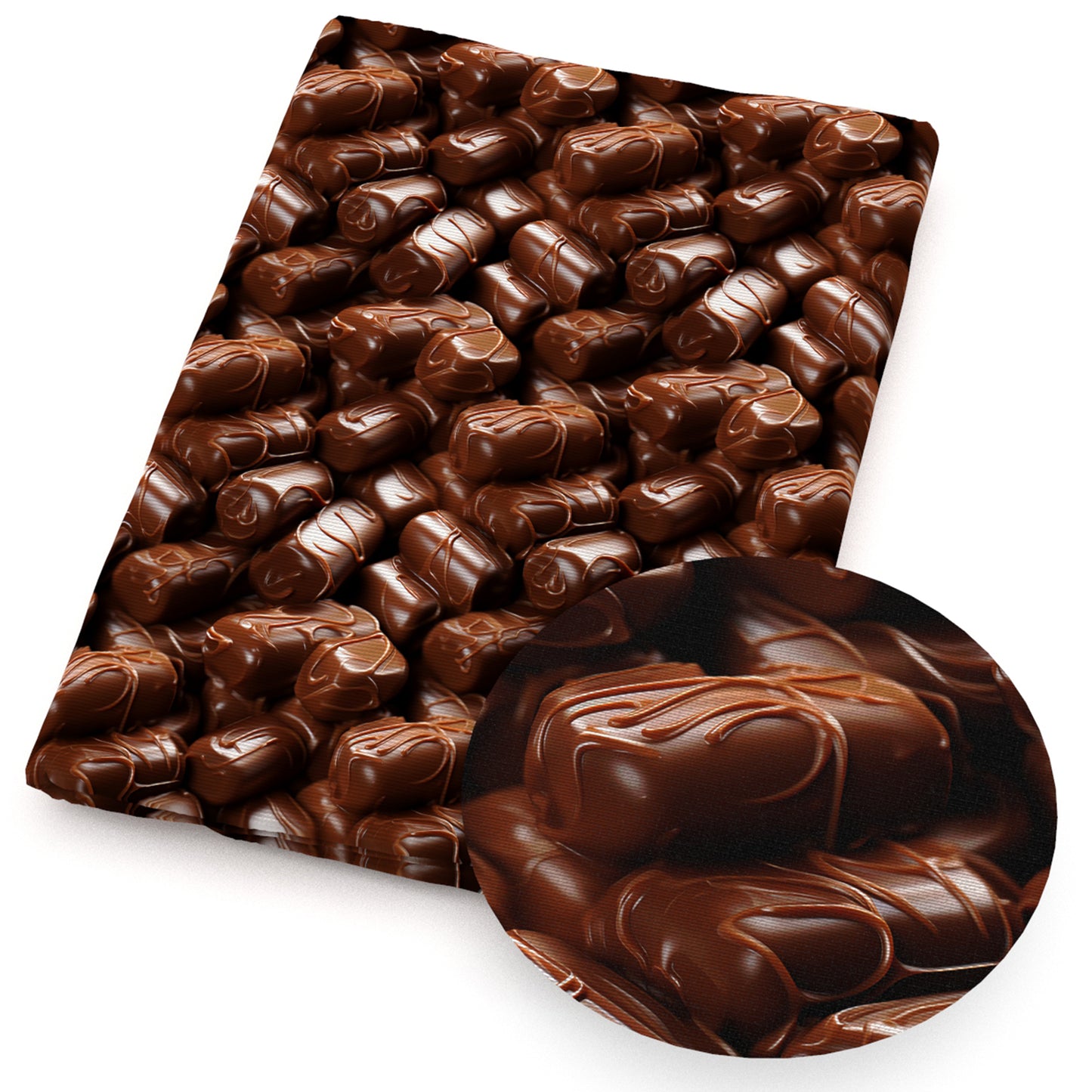 chocolate food fabric