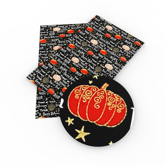halloween pumpkin fabric