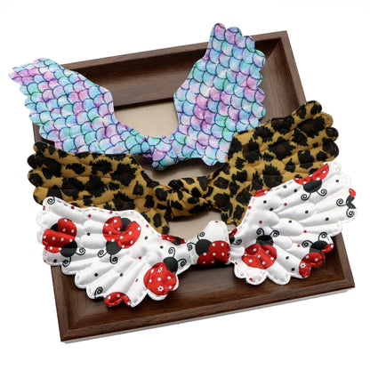 5pcs Wings Padded Patch for Diy Hair scrunchies accessories