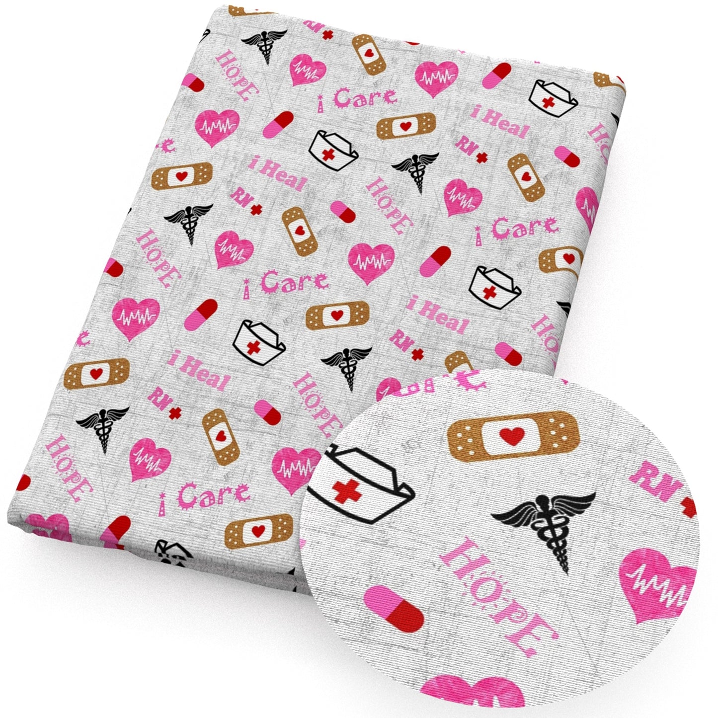 medical design theme fabric