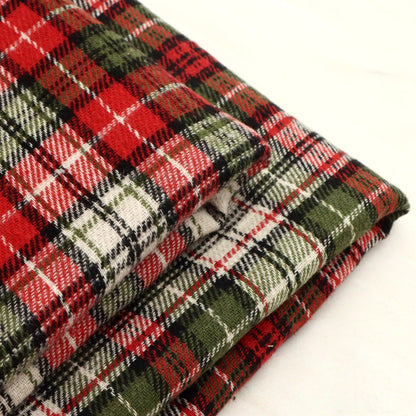 1Pc Plaid Stripe Fabric - 57x19.68Inch(145x50cm) Charm Yarn-Dyed Checked Cloth Quilting Fabric Scraps For DIY Crafting