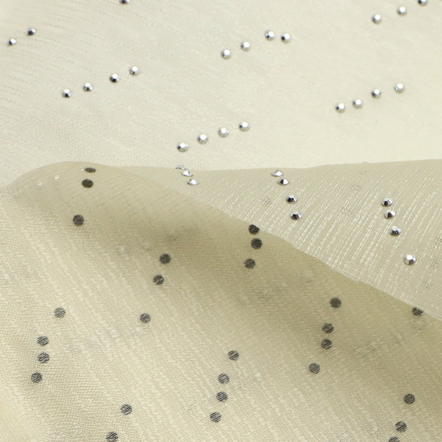 1Pc 59x19.68inch(150x50cm) Sparkly dot Width Chiffon Fabric Soft Fabric For Dress Lining Cloth Material Wedding Sewing Production