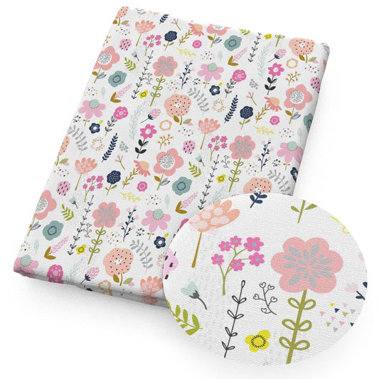 flowerfloral leaf leaves tree fabric