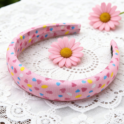 dots heart high cranial hairband
