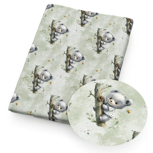 bee leaf leaves tree fabric