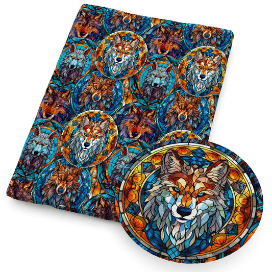 wolf color series fabric