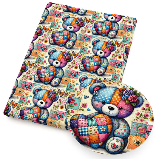 flowerfloral plaid grid butterfly heart love fabric
