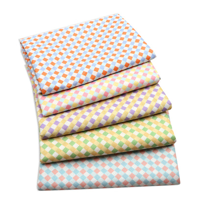 1Pc 59x19.68inch(150x50cm) rhombus plaid 100% Polyester Material fabric, Pre-Cut for DIY Sofa Covers & Handmade Projects