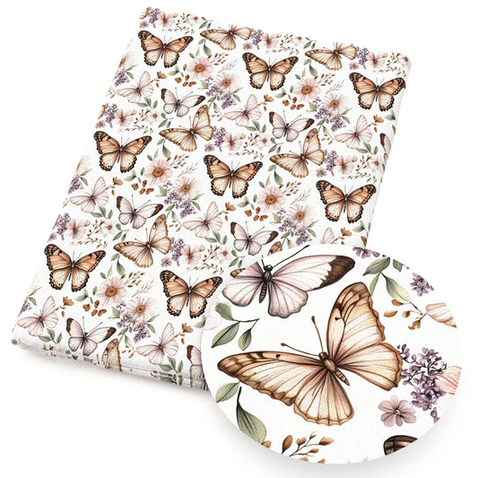 butterfly flowerfloral fabric