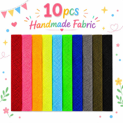 10pcs Vintage Plain Solid Pattern Jelly Roll Fabric Strips 2.5X19.7inch Pre-cut 100% Polyester for Patchwork Quilts, Table Runners, Placemats, Tote Bags, Storage Pouches, Makeup Bags, Coasters, Quilt Blocks & Binding Multi-color