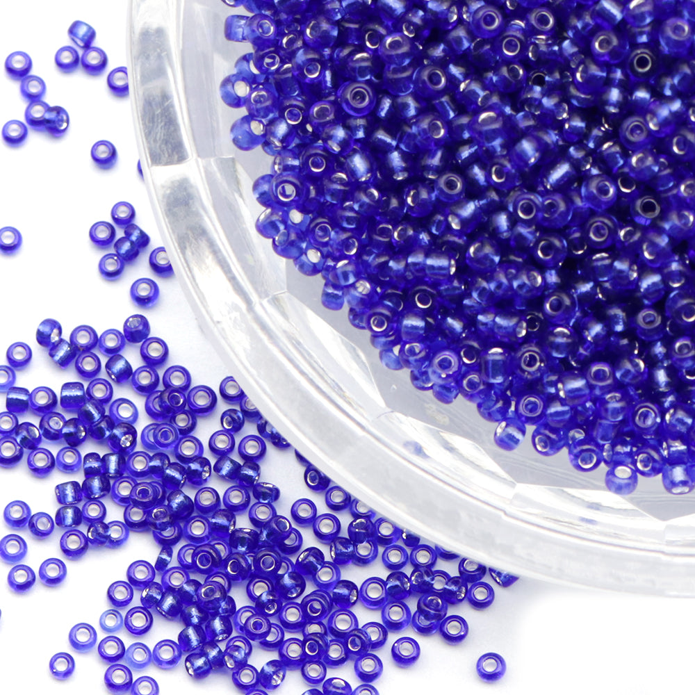 10g/pack 12/0 Transparent Miyuki Seed Beads Plain Solid Color Loose Spacer Acrylic Beads with Hole for Jewelry Making DIY Bracelet Necklace Chain Earrings Charm Bangle Decors Craft Accessorie