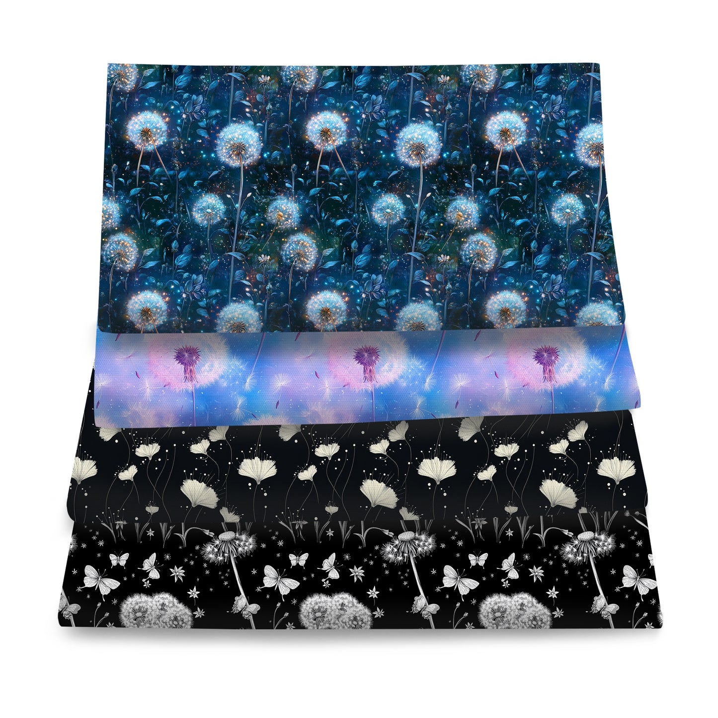 1pc Dandelion Series Pattern Quilting Fabric-17.7x19.68inch(45x50cm) Polyester Craft Fabrics DIY Handmade Projects Doll Clothes Fabric Precut For Patchwork Craft(108gsm)