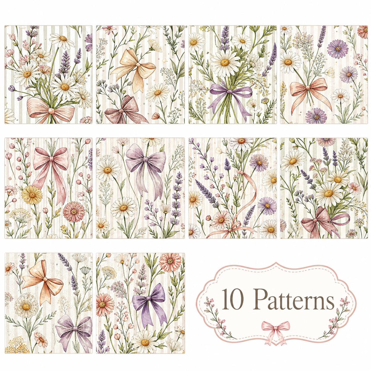 10pcs Vintage Floral Pattern Jelly Roll Fabric Strips 2.5X19.7inch Pre-Cut 100% Polyester For Patchwork Quilts, Table Runners, Placemats, Tote Bags, Storage Pouches, Makeup Bags, Coasters, Quilt Blocks & Binding