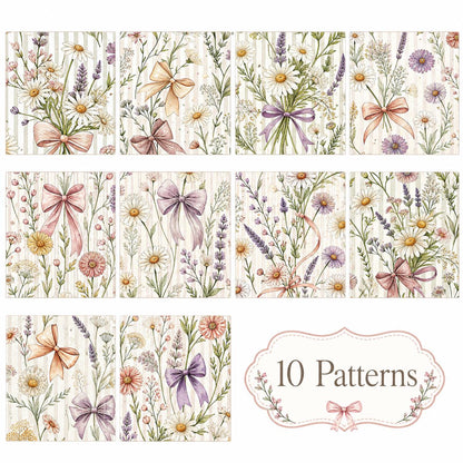 10pcs Vintage Floral Pattern Jelly Roll Fabric Strips 2.5X19.7inch Pre-Cut 100% Polyester For Patchwork Quilts, Table Runners, Placemats, Tote Bags, Storage Pouches, Makeup Bags, Coasters, Quilt Blocks & Binding