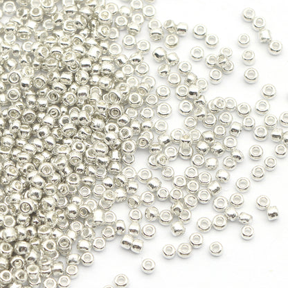 10g/pack 13/0 Ginkgo Miyuki Seed Beads Plain Solid Color Loose Spacer Acrylic Beads with Hole for Jewelry Making DIY Bracelet Necklace Chain Earrings Charm Bangle Decors Craft Accessories