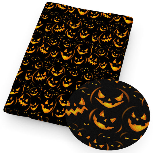 halloween pumpkin fabric
