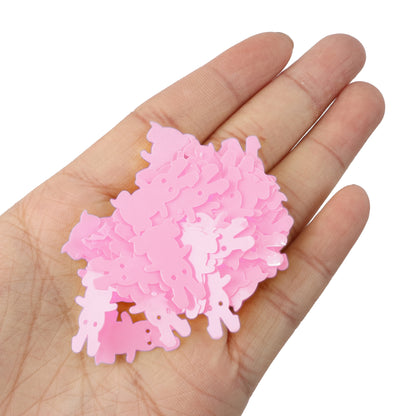 1 Pack of 10g Colorful Rabbit Sequins - DIY Handmade Animal Sequins for Sewing Accessories, Skirt, Dress Decor  Paillettes For Spring DIY Jewelry & Craft Making