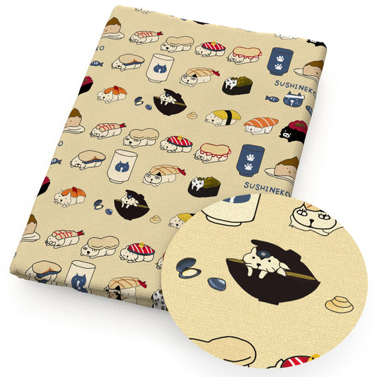 cat sushi cake cupcake ice creampopsicle cup fish fabric
