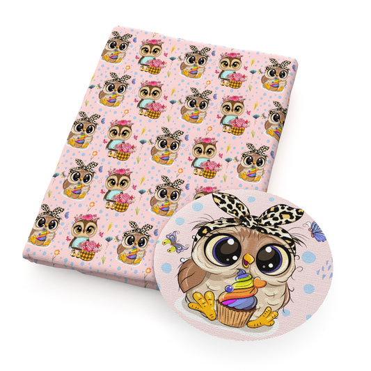 animal owl fabric