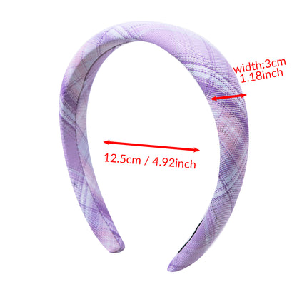Plaid Headbands