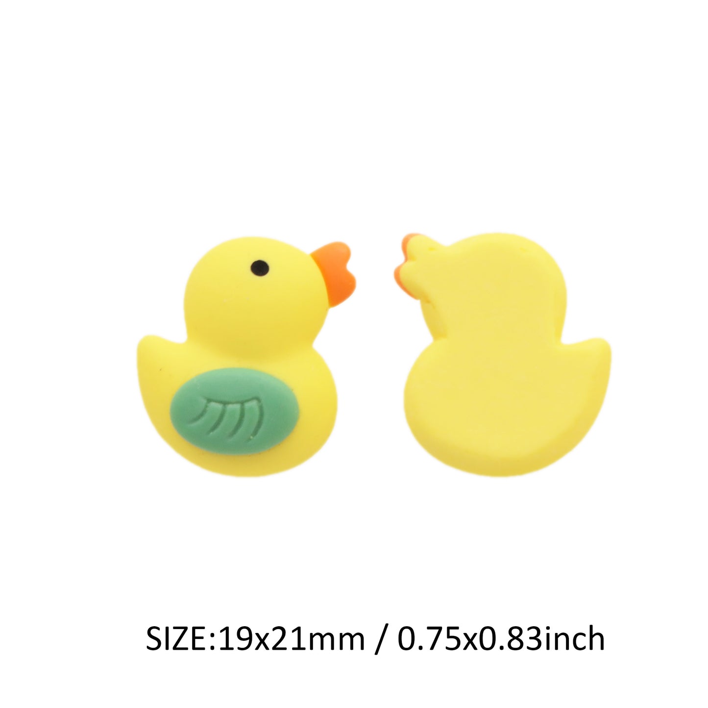 Resin Flat Back Charms Beads,2pcs Frog Duck Turtle Elephant Shape Resin Cabochons for DIY Crafts, Scrapbooking, Jewelry Making