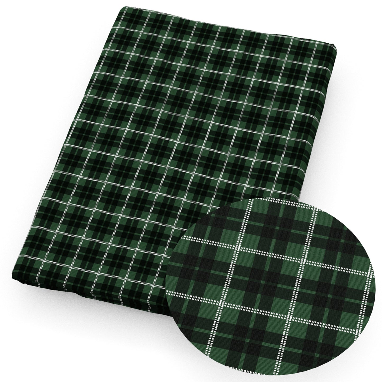 plaid christmas fabric