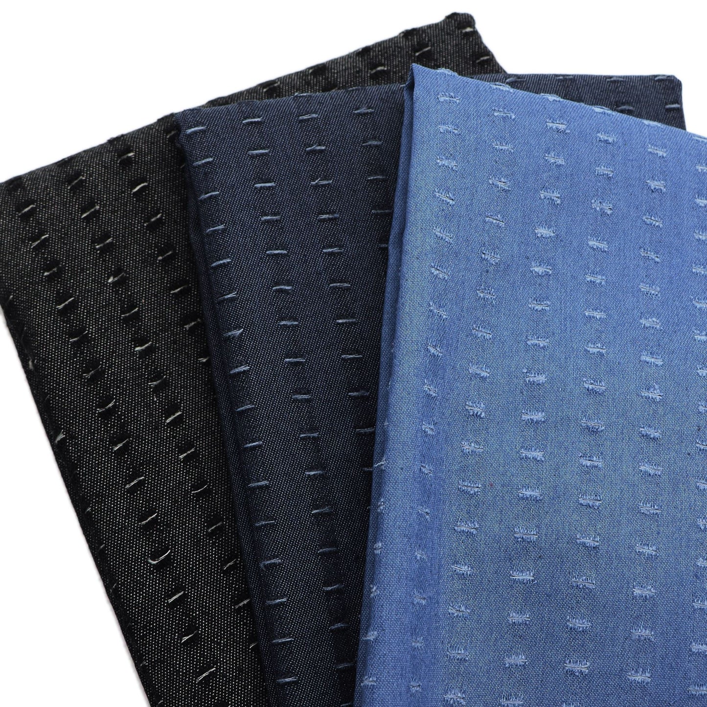 1Pc solid Pre-Washed ripped hole Denim Fabric - 59x19.68inch(150x50cm)  DIY Crafts Projects, DIY Wallet Making