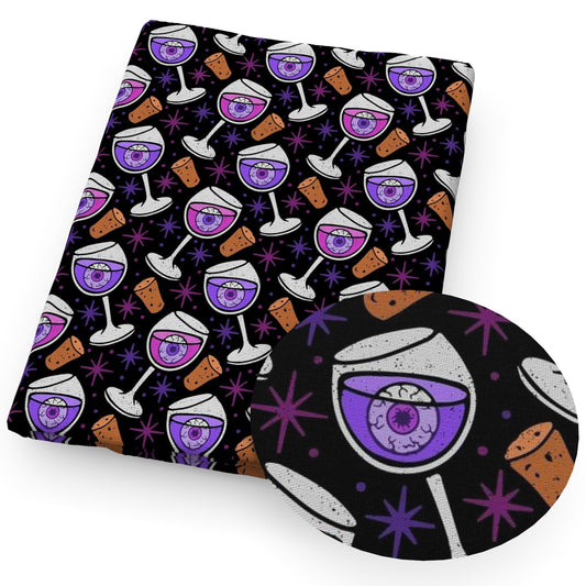 cup halloween horror fabric