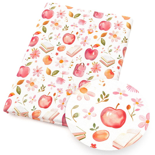 apple leaf leaves tree flowerfloral book fabric